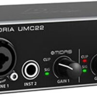 Behringer U-phoria UMC22 – Interfaz de Audio USB