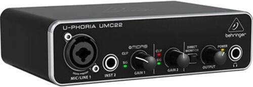 Behringer U-phoria UMC22 – Interfaz de Audio USB