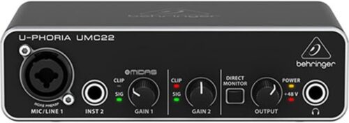Behringer U-phoria UMC22 – Interfaz de Audio USB - Imagen 3