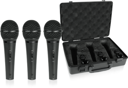 Behringer XM1800S – Juego de 3 Micros Dinámicos